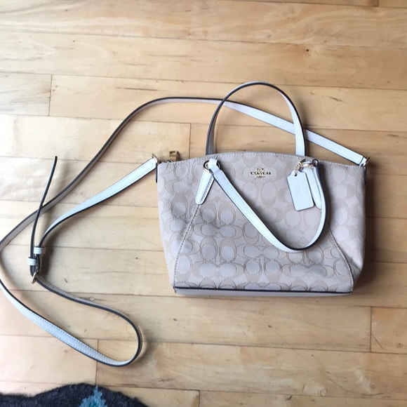 Coach Handbags - Coach Crossbody with Handles Leather Trim